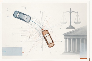 Reconstitution d'accident avec évocation de la Justice et de l'analyse accidentologique
